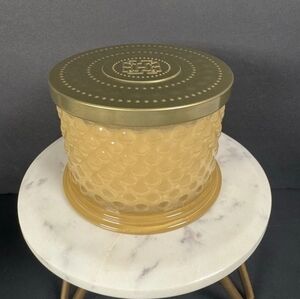 New HomeWorx by Slatkin & Co. 14oz Sugared Citrus Fir Luxury Jar 3 Wick Candle